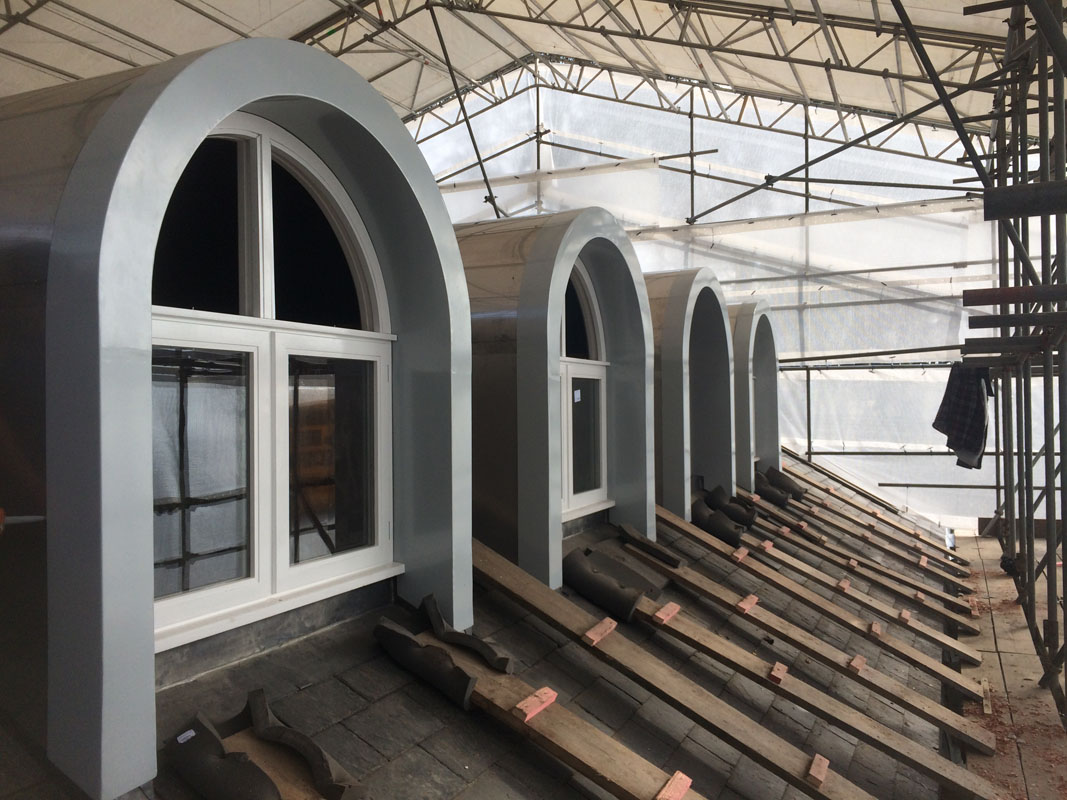 Dorma windows for a hotel extension Wightman Engineering Metalworks